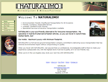 Tablet Screenshot of naturalimo.com